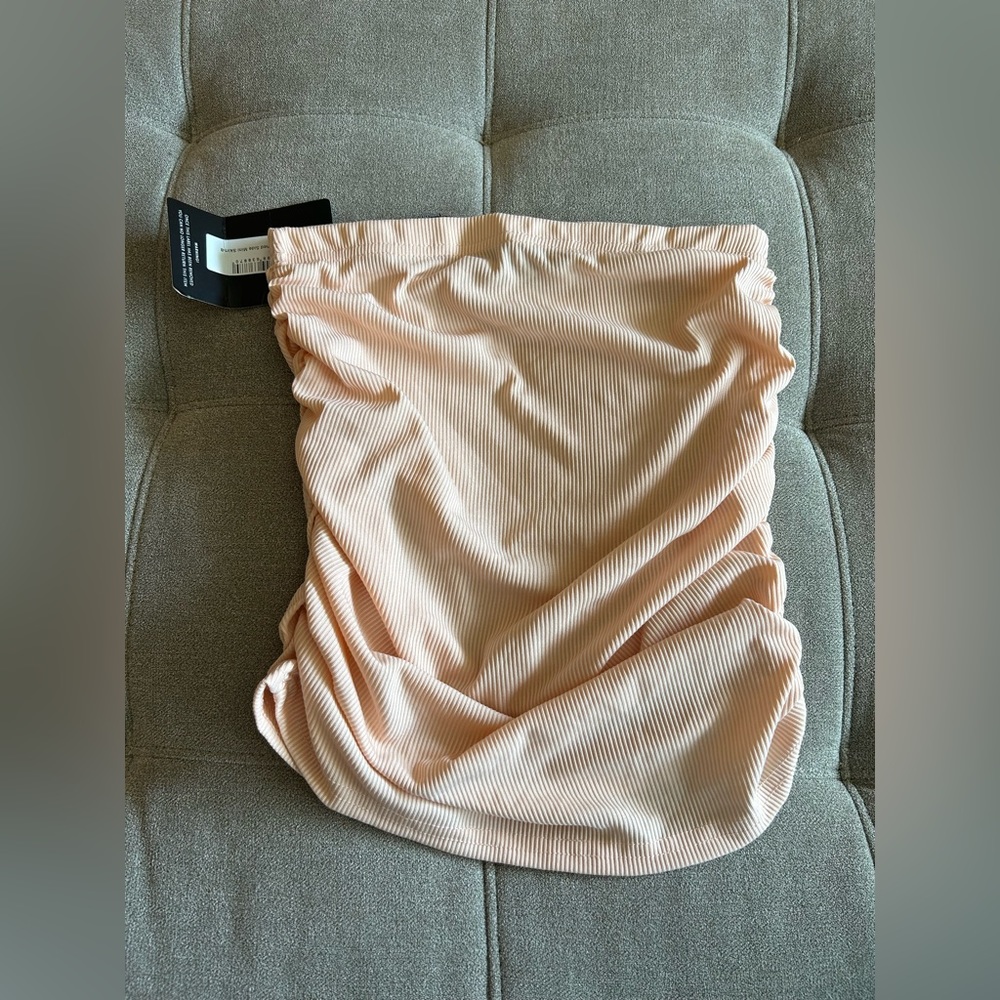 PLT mini ruched skirt